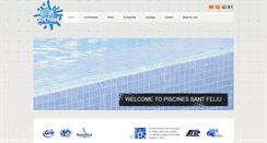 Desktop Screenshot of piscinassantfeliu.com